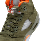 Air Jordan 5 Retro Olive (2024) (GS) Angle 4