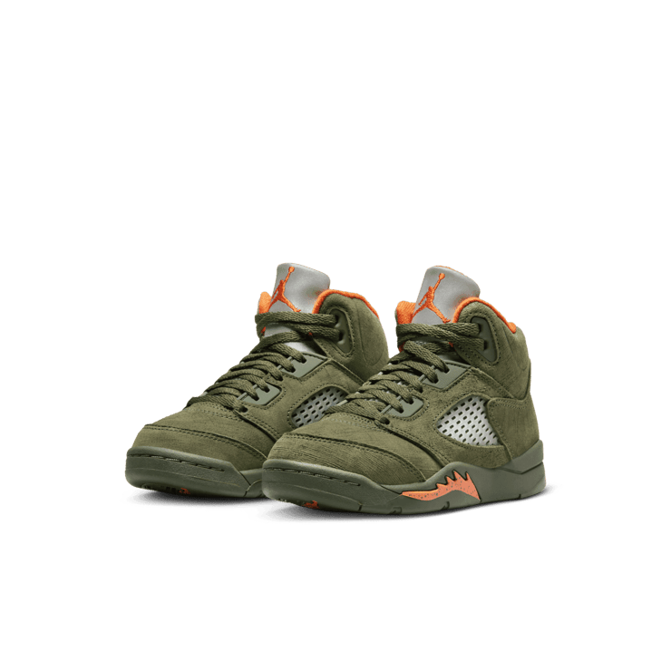 Air Jordan 5 Retro Olive (2024) (PS) Angle 2
