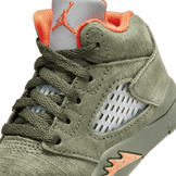Air Jordan 5 Retro Olive (2024) (TD) Angle 4