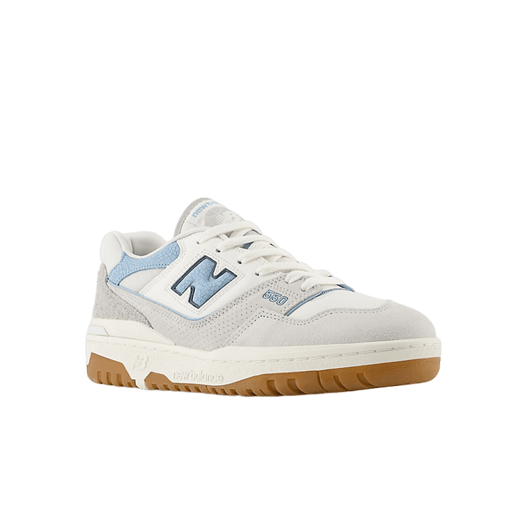 New Balance 550 White Blue Grey Angle 2