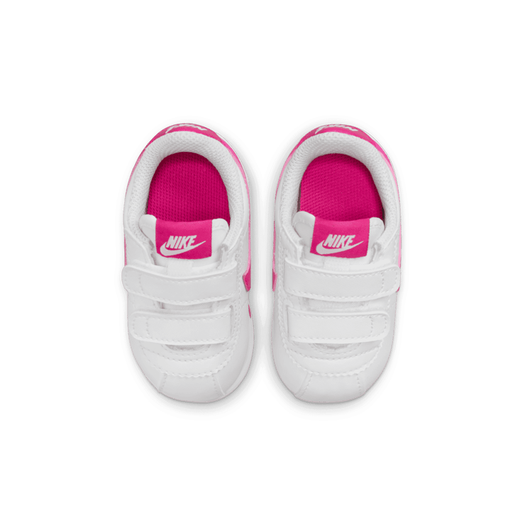 Nike Cortez Basic SL TDV 'White Pink Prime' Angle 1