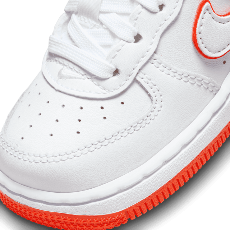 Nike Force 1 Low TD 'White Picante Red' Angle 4