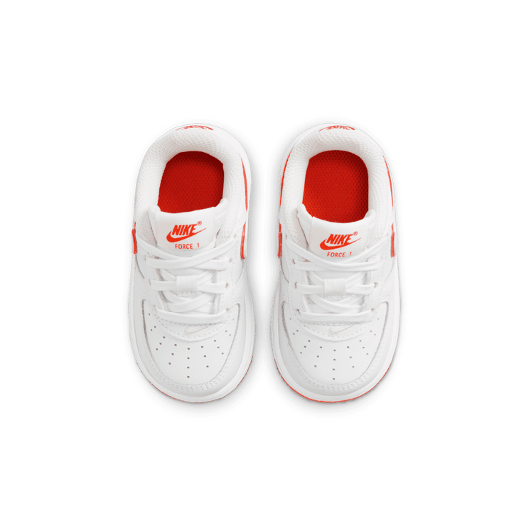 Nike Force 1 Low TD 'White Picante Red' Angle 1