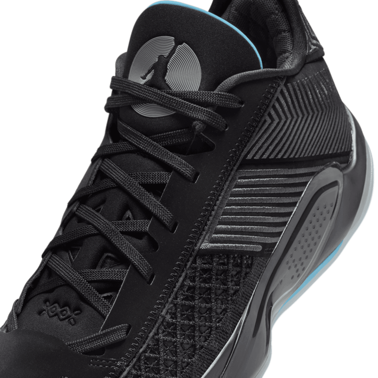 Air Jordan 38 Low Black Particle Grey Angle 4