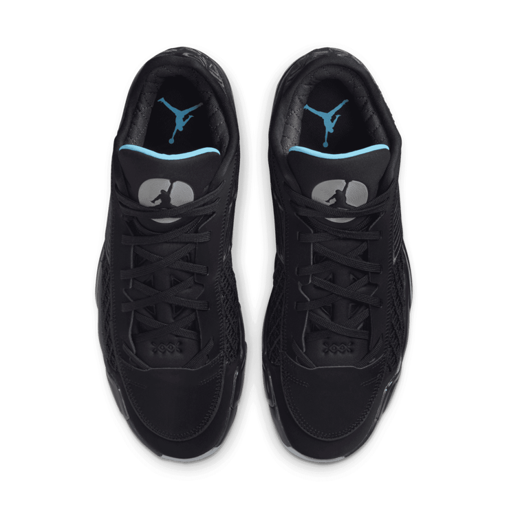 Air Jordan 38 Low Black Particle Grey Angle 1