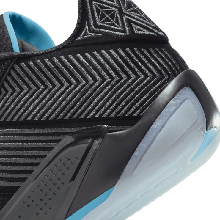 Air Jordan 38 Low Black Particle Grey Angle 5