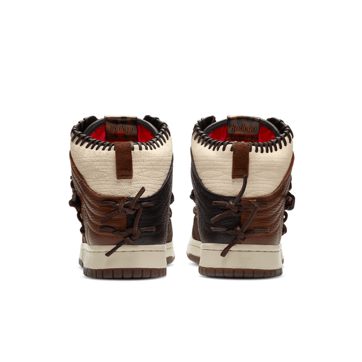 Nike Dunk High Bodega Legend Fauna Brown Angle 3