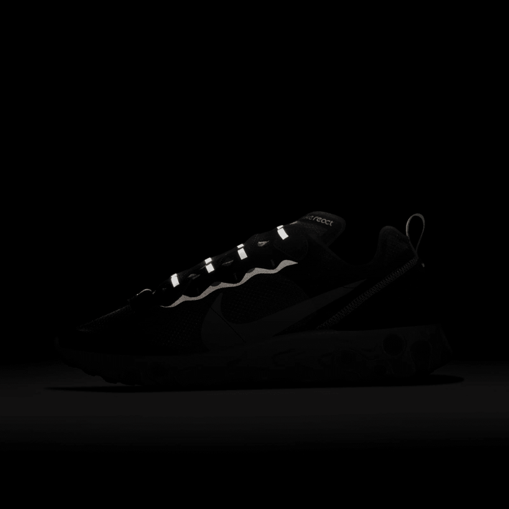 Nike React Element 87 Black Neptune Green Angle 5