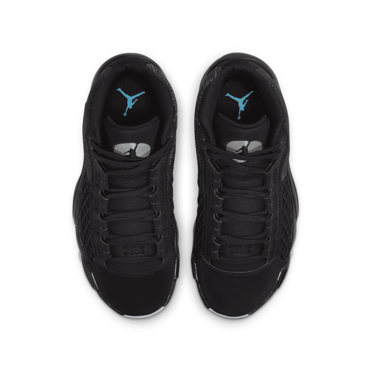 Air Jordan 38 Low Black Particle Grey (GS) Angle 1