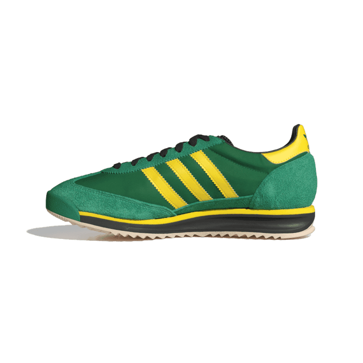 adidas SL 72 RS Green Yellow Angle 4