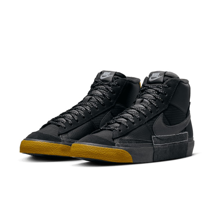 Nike Blazer Mid Pro Club 'Remastered - Black Bronzine' Angle 2