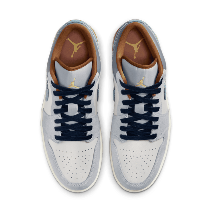 Air Jordan 1 Low SE 'Repaired Denim Swoosh' Angle 1