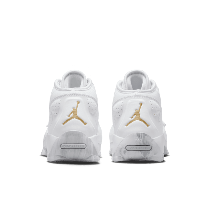 Jordan Zion 2 TB White Metallic Gold Angle 3