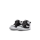 Air Jordan 1 Crib Bootie Black White Angle 2