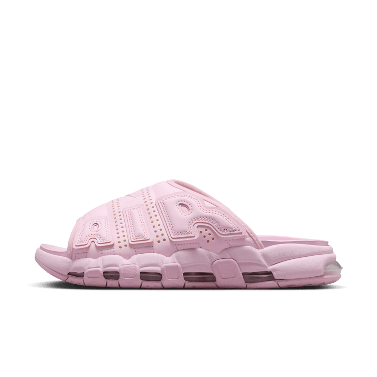 Nike Air More Uptempo Slide Pink Angle 0