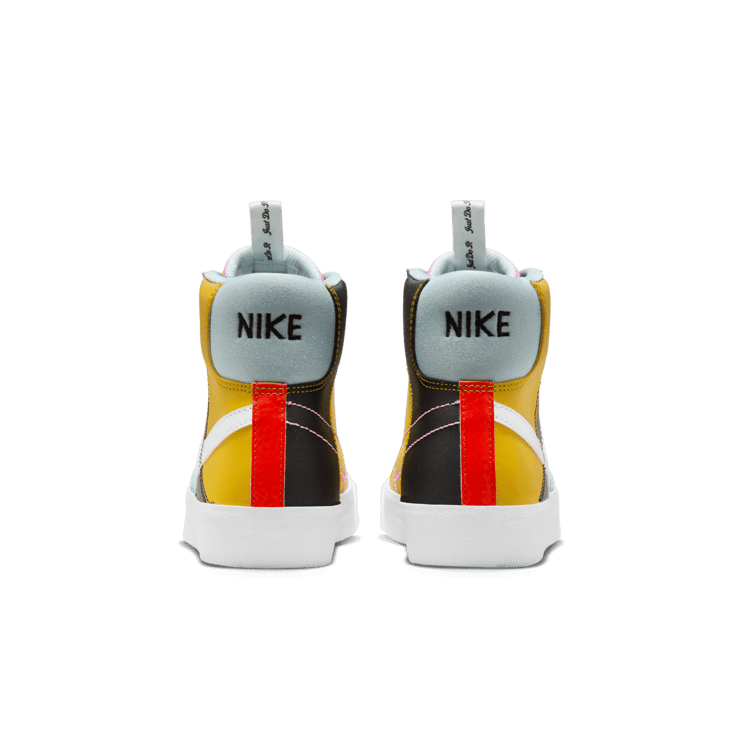 Nike Blazer Mid '77 SE GS 'Just Do It - Black Bronzine' Angle 3
