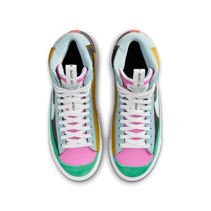 Nike Blazer Mid '77 SE GS 'Just Do It - Black Bronzine' Angle 1