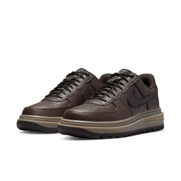 Nike Air Force 1 Luxe 'Brown Basalt' Angle 2