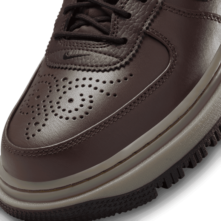 Nike Air Force 1 Luxe 'Brown Basalt' Angle 4