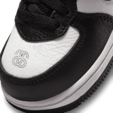 Nike Stussy x Air Force 1 Mid 'Black White' (TD) Angle 4