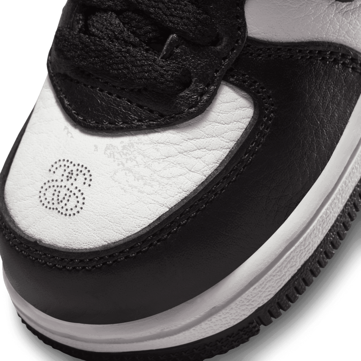 Nike Stussy x Air Force 1 Mid 'Black White' (TD) Angle 4