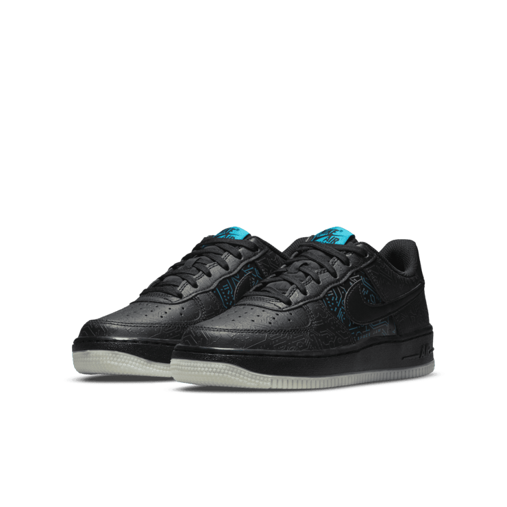 Nike Space Jam x Air Force 1 '06 'Computer Chip' (GS) Angle 1