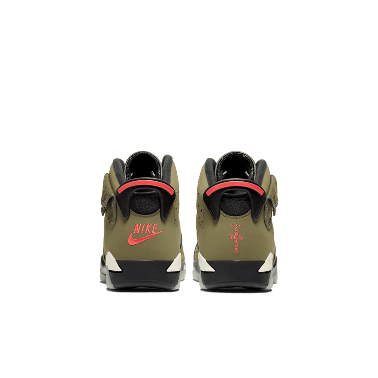 Travis Scott x Air Jordan 6 Retro  'Olive' (PS) Angle 3