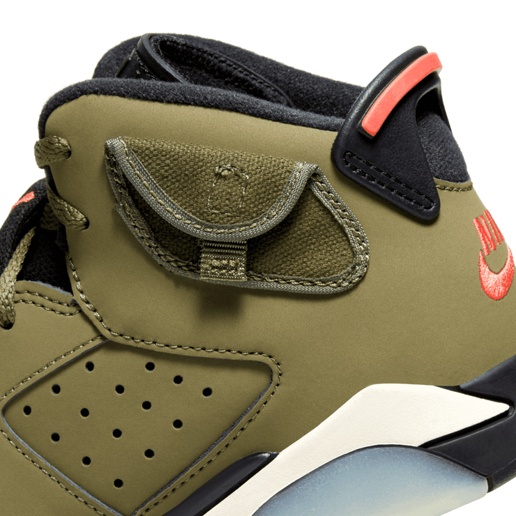 Travis Scott x Air Jordan 6 Retro 'Olive' (PS) Angle 6