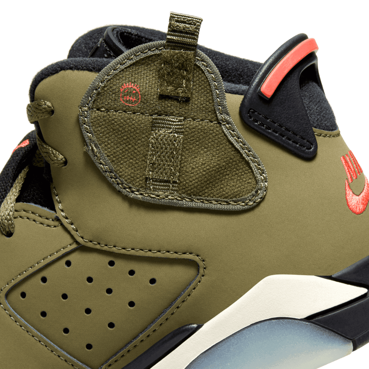Travis Scott x Air Jordan 6 Retro 'Olive' (PS) Angle 7