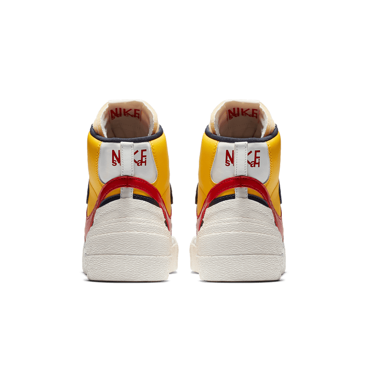 Nike sacai x Blazer Mid 'Maize Navy' Angle 3