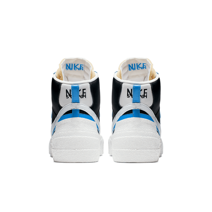 Nike sacai x Blazer Mid 'Black Blue' Angle 3