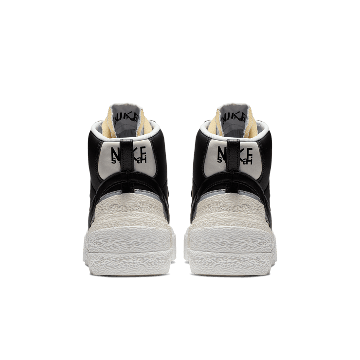 Nike sacai x Blazer Mid 'Black Grey' Angle 3