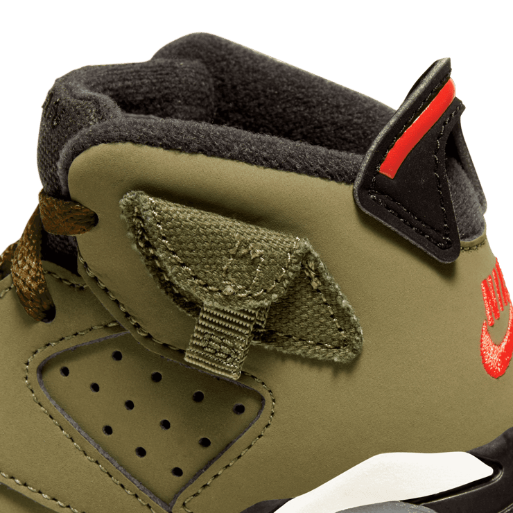 Travis Scott x Air Jordan 6 Retro  'Olive' (TD) Angle 5