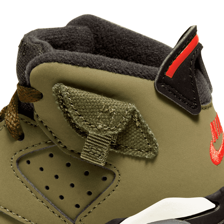 Travis Scott x Air Jordan 6 Retro 'Olive' (TD) Angle 5