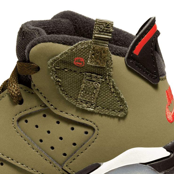 Travis Scott x Air Jordan 6 Retro 'Olive' (TD) Angle 6