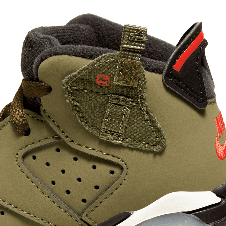 Travis Scott x Air Jordan 6 Retro  'Olive' (TD) Angle 6