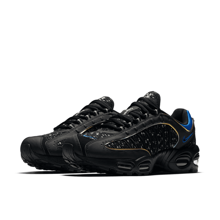 Nike Supreme x Air Max Tailwind 4 'Black Cobalt' Angle 2