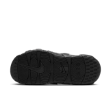 Nike Air More Uptempo Slide Black White Angle 1
