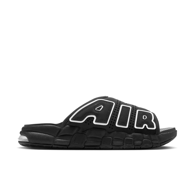 Nike Air More Uptempo Slide Black White - DV2132-001 Release Nike Air More Uptempo Slide Black White - DV2132-001 Release