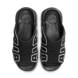Nike Air More Uptempo Slide Black White Angle 3