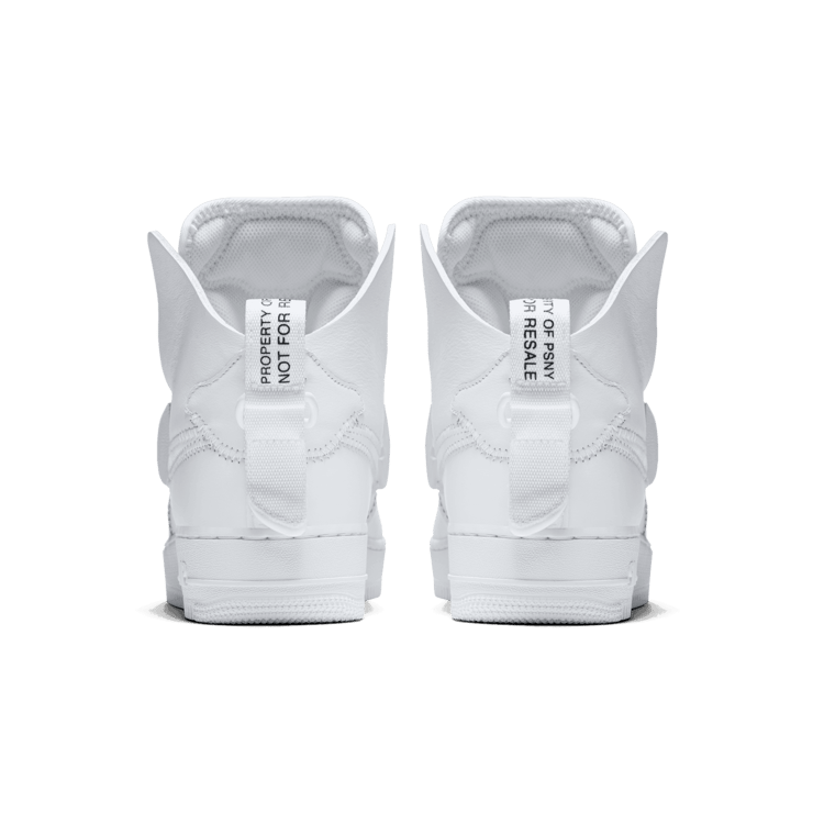 Nike NY x Air Force 1 High 'Triple White' (PS) Angle 3