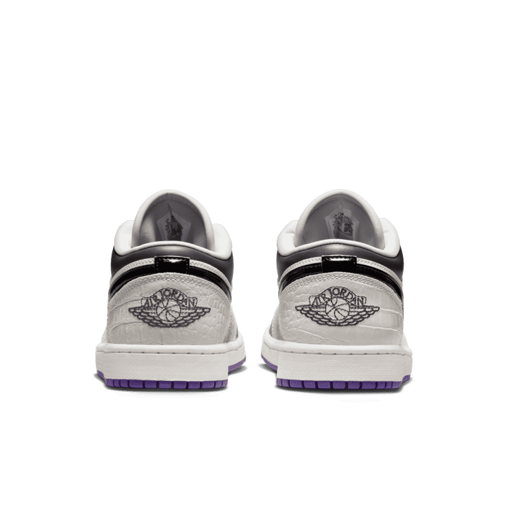 Air Jordan 1 Low SE Cement Grey Field Purple (W) Angle 3