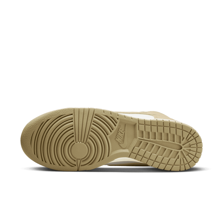 Nike Dunk High Tan Suede Angle 0