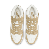 Nike Dunk High Tan Suede Angle 1