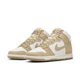 Nike Dunk High Tan Suede Angle 2