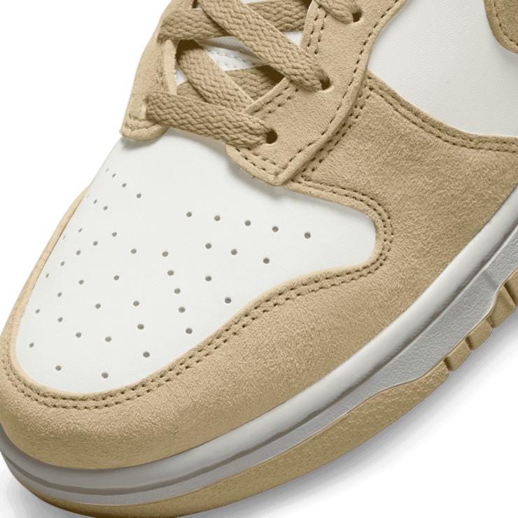 Nike Dunk High Tan Suede Angle 4