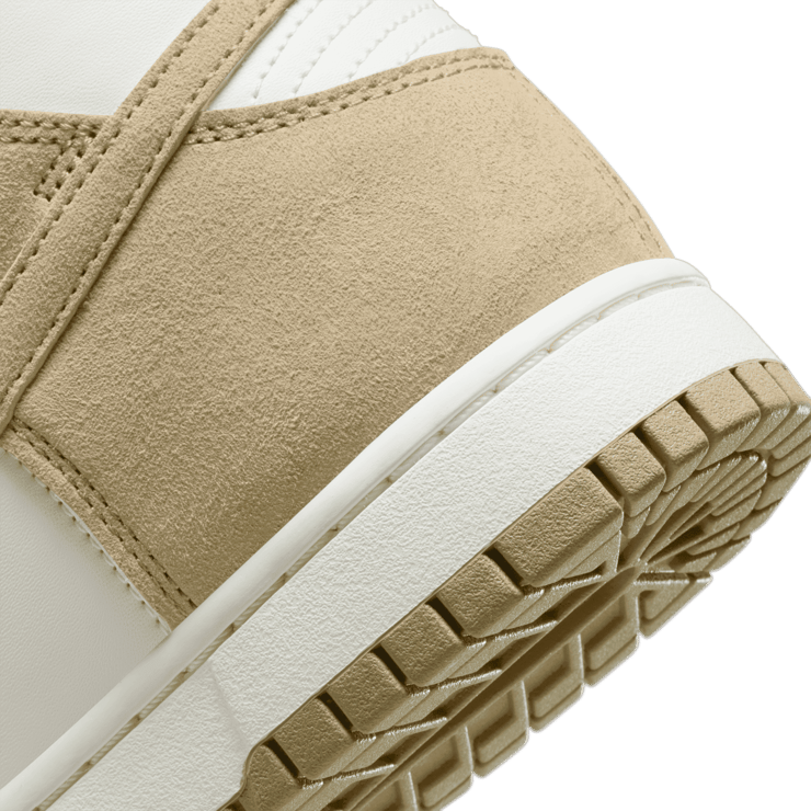 Nike Dunk High Tan Suede Angle 5