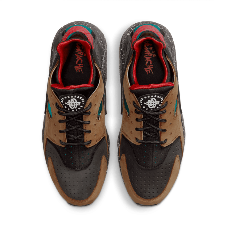 Nike Air Huarache Mowabb Light British Tan Geode Green Angle 1
