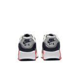 Nike Air Max 90 Leather 'Light Smoke Bright Crimson' (GS) Angle 3