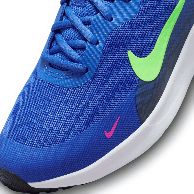 Nike Revolution 7 'Ultramarine Lime Blast' (GS) Angle 4